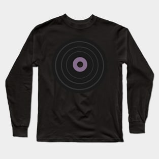 Purple Record Long Sleeve T-Shirt